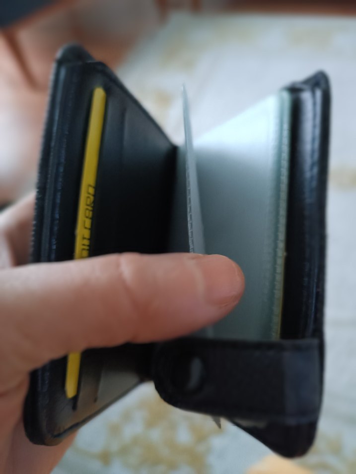 Kilitli Siyah Deri Kadın Cüzdanı - Görsel 4