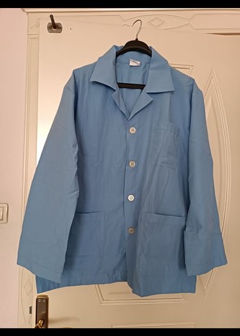 Diger Mavi Düğmeli Erkek Pijama Takımı - Görsel 3