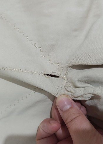 Bej korse ve külot - Görsel 5