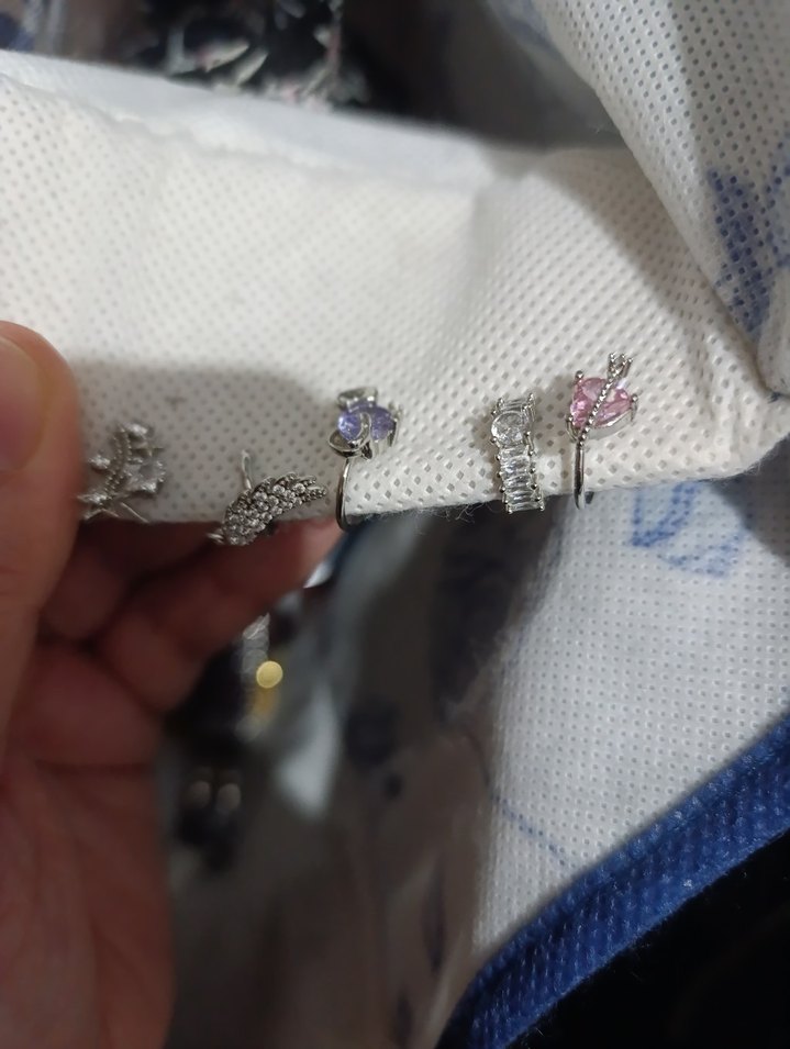 Pembe Nakışlı Payetli Kadın Earcuf - Görsel 2