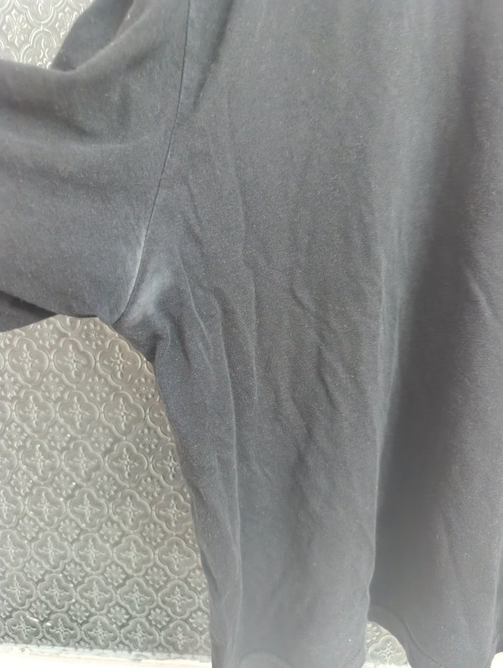 Siyah Baskılı kadın Tişört - Görsel 3