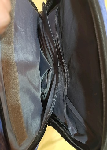 Mavi Baskılı Bebek Çantası - Görsel 3