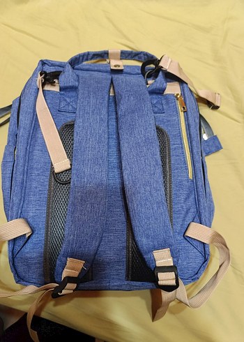 Mavi Baskılı Bebek Çantası - Görsel 6