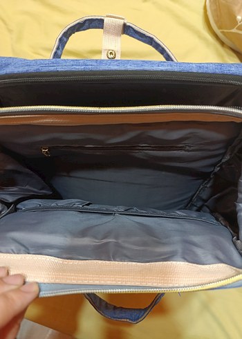 Mavi Baskılı Bebek Çantası - Görsel 2