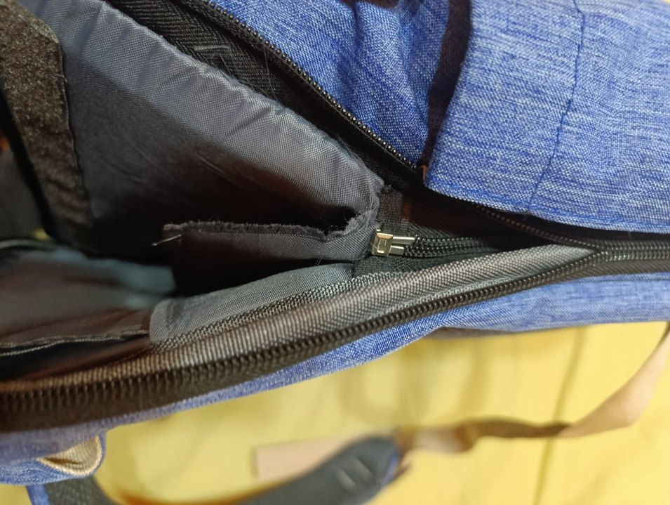 Mavi Baskılı Bebek Çantası - Görsel 5