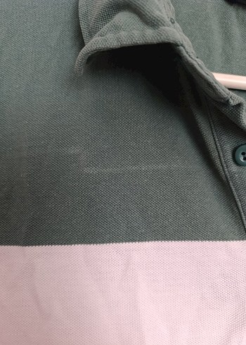 Düğmeli Yeşil Pamuklu Erkek Polo Tişört - Görsel 3