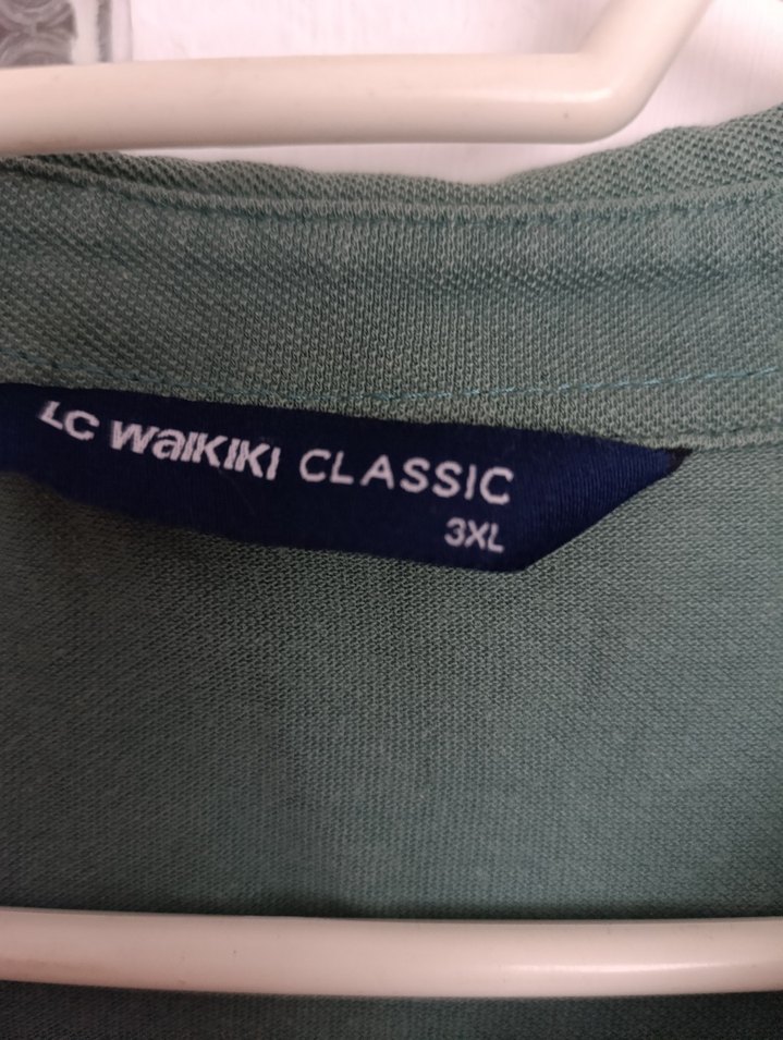 Düğmeli Yeşil Pamuklu Erkek Polo Tişört - Görsel 5