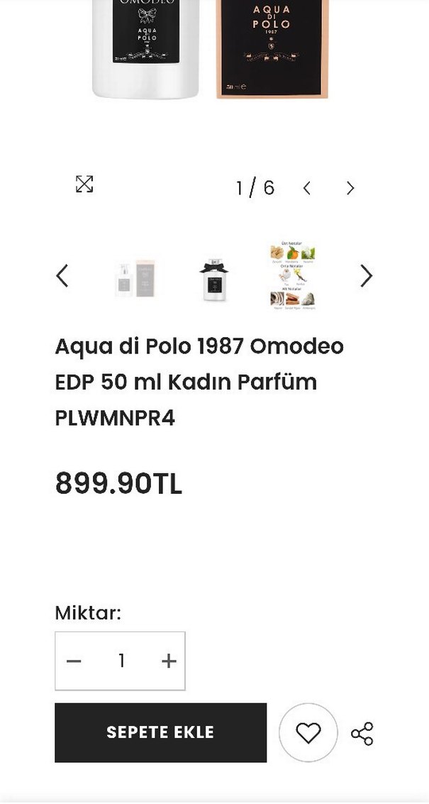 Omodeo Aqua Di Polo Kadın Parfümü 50 ml - Görsel 4