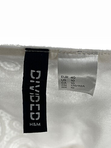 40 Beden pembe Renk H&M Kısa Elbise %70 İndirimli.