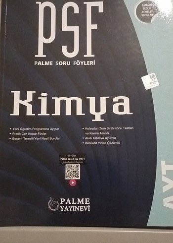 Palme Kimya Soru Föyleri - Yeni Öğretim Programı