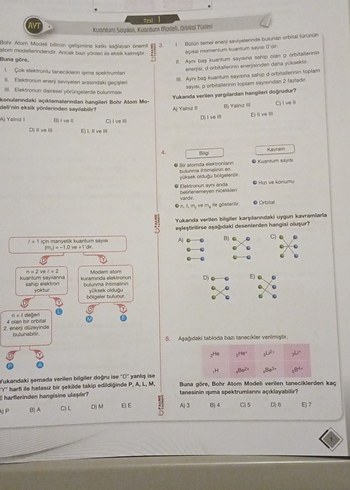 Palme Kimya Soru Föyleri - Yeni Öğretim Programı