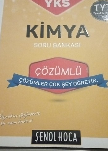 Şenol Hoca Kimya Soru Bankası Çözümlü