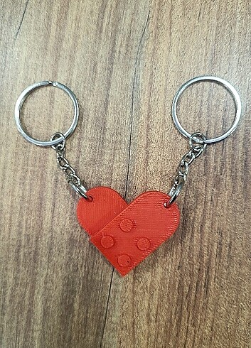 . Çiftler için Lego anahtarlık