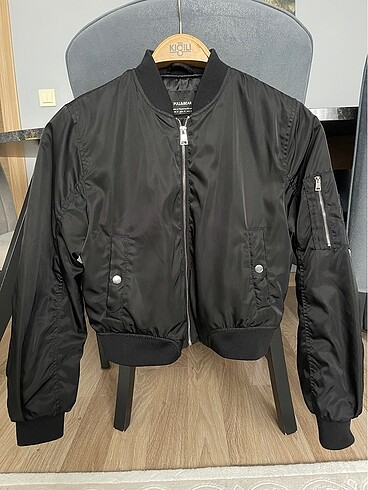 PULL&BEAR siyah bomber ceket
