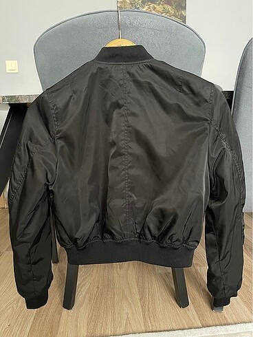 m Beden PULL&BEAR siyah bomber ceket