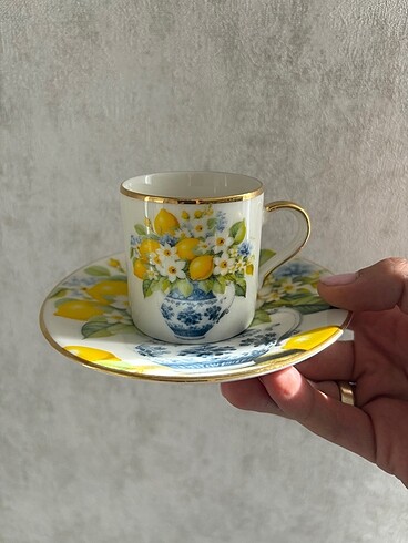 Üretim Hatalı Glamour Marka TEKLİ Kahve Fincanı