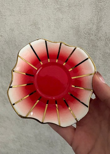 İthal El Boyama TEKLİ Kahve Fincanı - Görsel 17