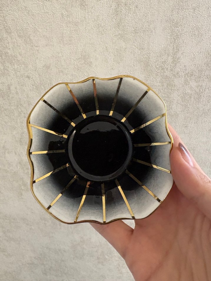 İthal El Boyama TEKLİ Kahve Fincanı - Görsel 5