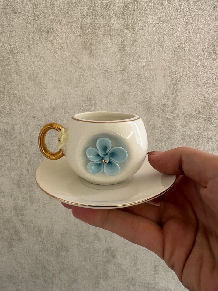 İthal TEKLİ Kahve Fincanı - Görsel 2