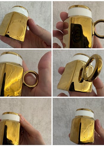 İthal Minimal Hatalı TEKLİ Kahve Fincanı - Görsel 5