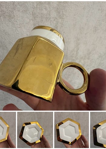 İthal Minimal Hatalı TEKLİ Kahve Fincanı - Görsel 6