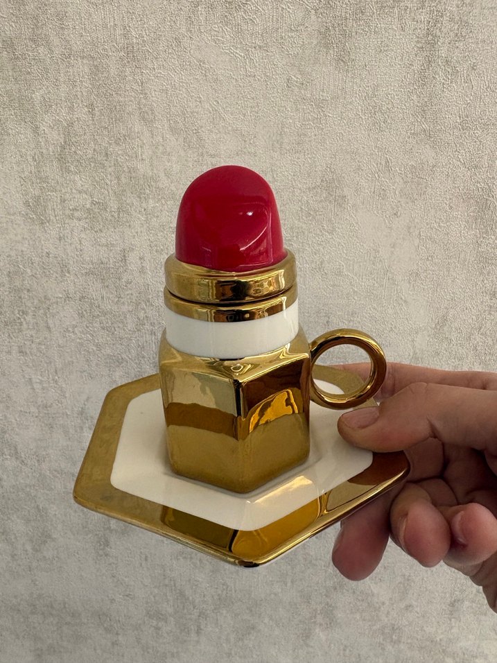 İthal Minimal Hatalı TEKLİ Kahve Fincanı - Görsel 2