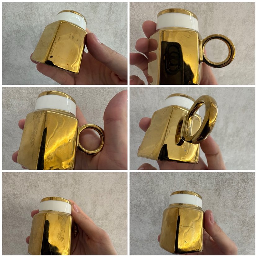 İthal Minimal Hatalı TEKLİ Kahve Fincanı - Görsel 5