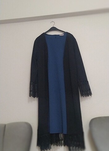 İkili takım sıfır ayarında48/ 50 beden uzun diz altı  - Görsel 2