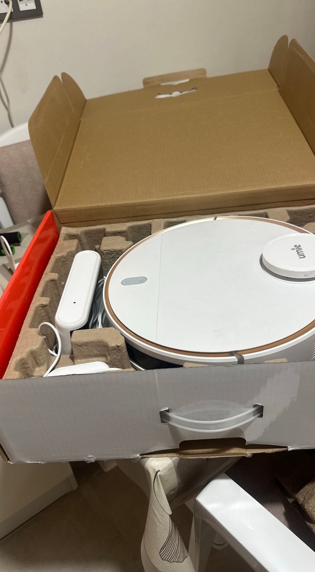 umie Akıllı Robot Süpürge LS5 Beyaz-Gri - Görsel 3