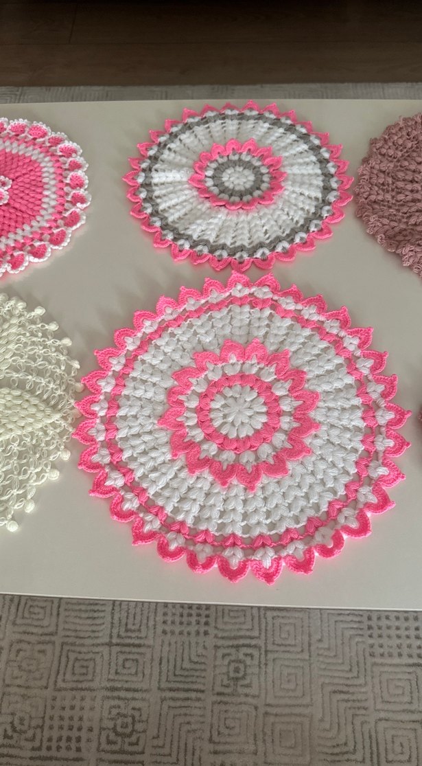 El İşi Örgü Yuvarlak Motifler - Görsel 2