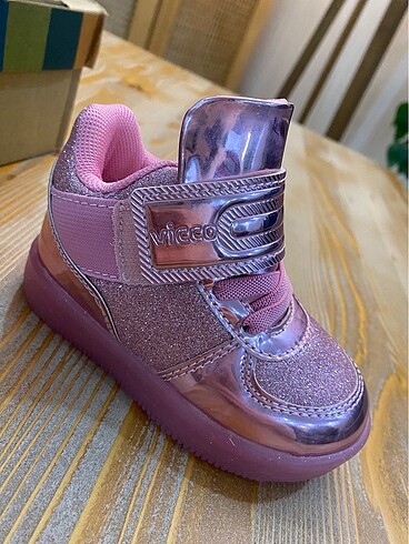 24 Beden pembe Renk Vicco çocuk bebe ayakkabı boots