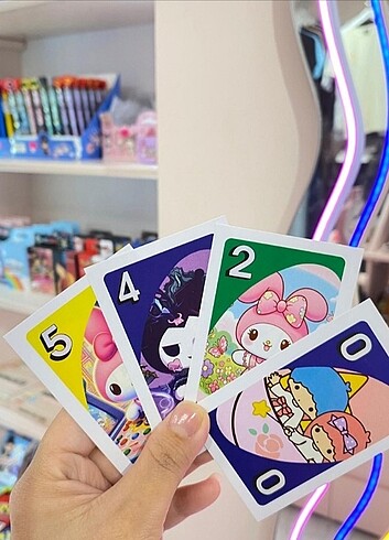 Sanrio Kuromi Uno Kart Oyunu Y2K - Görsel 4