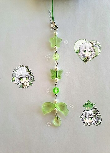 Nahida Genshin Impact Telefon Charmı & Çanta Süsü Y2K Fairycore