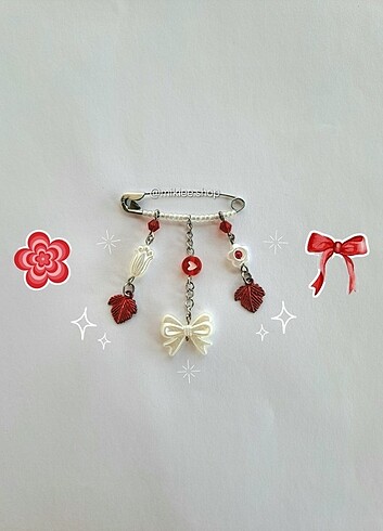 Fairycore Coquette Çanta Süsü & Çanta Pini Charm Y2K 