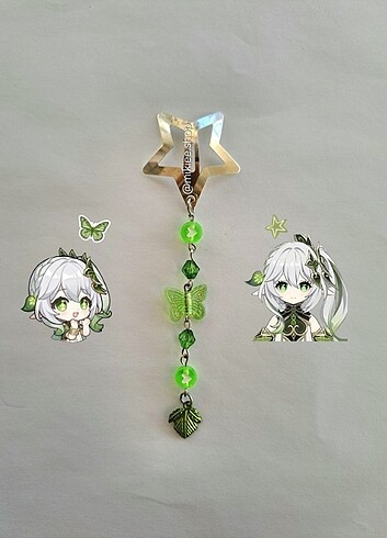 Nahida Genshin Impact Yıldız Toka Fairycore Soft Y2K