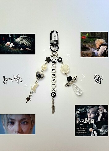 Felix Unfair Çanta Süsü - Anahtarlık Charm Stray Kids Skz