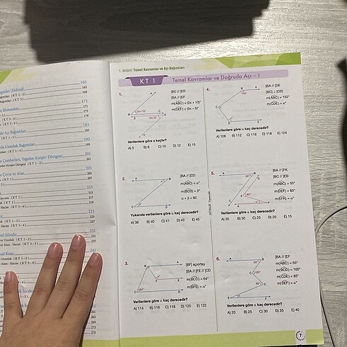  Beden geometri test kitabı