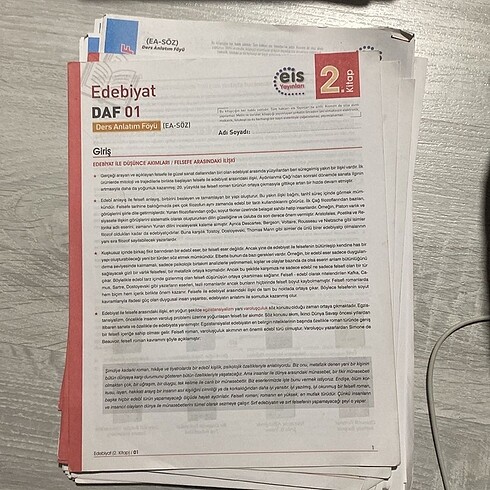 edebiyat föyü