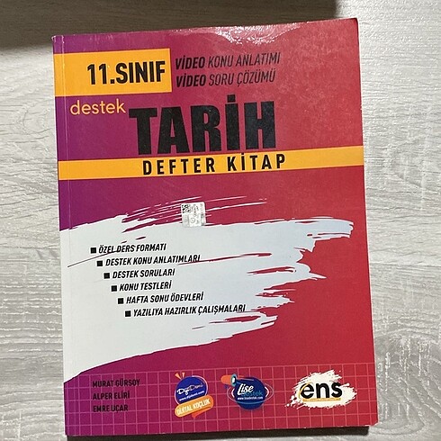 11. sınıf tarih defter kitap