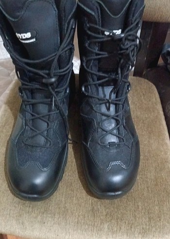 Erkek Siyah Bağcıklı Kauçuk Bot - Görsel 3