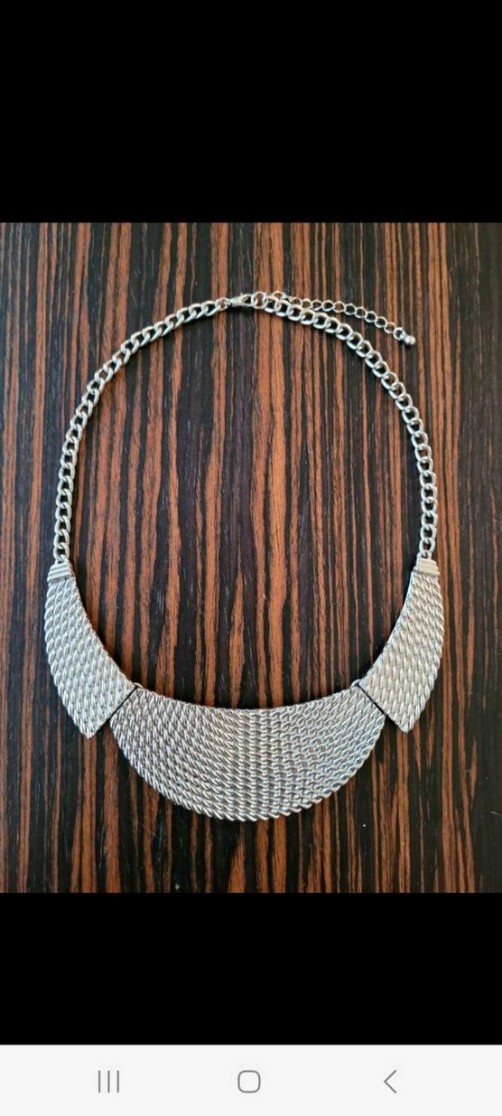 Zara Geometrik Formlu Metal Kolye - Görsel 2