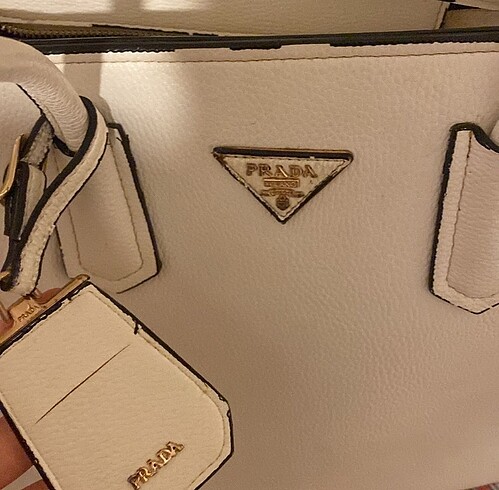 Beden beyaz Renk prada çanta