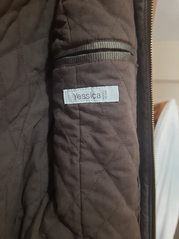 haki Kemerli keten Kadın Ceket - Görsel 4