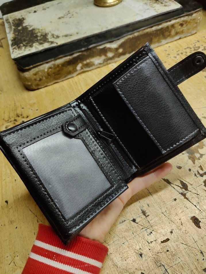 Siyah Erkek Suni Deri Cüzdan(Renk seçeneği vardır) - Görsel 3
