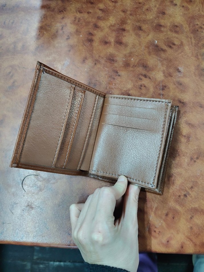 Kahverengi Minimalist Erkek Cüzdanı-
imalattan sıfır ürün - Görsel 3