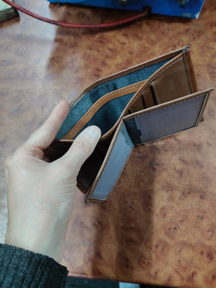 Kahverengi Minimalist Erkek Cüzdanı-
imalattan sıfır ürün - Görsel 5