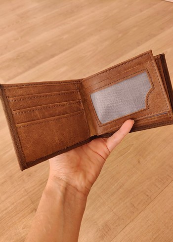 Suni Deri Bej Erkek Cüzdanı-İmalattan Sıfır Ürün - Görsel 5