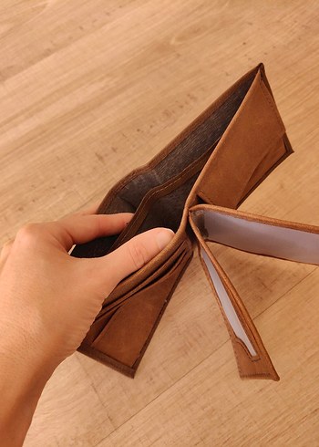 Suni Deri Bej Erkek Cüzdanı-İmalattan Sıfır Ürün - Görsel 6