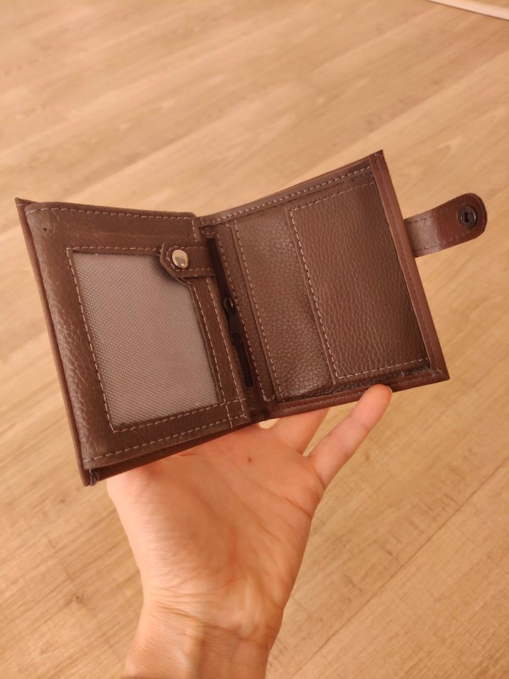 Kahverengi Minimalist Erkek Cüzdanı-İmalattan Sıfır Ürün - Görsel 5
