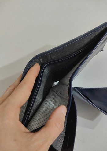 Lacivert Minimalist Erkek Cüzdanı-İmalattan Sıfır Ürün - Görsel 7